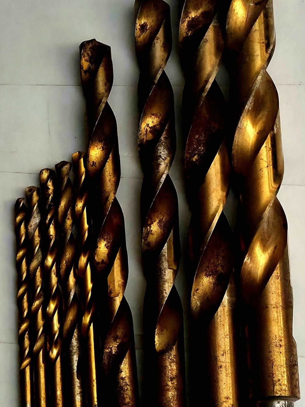 8-Piece Assorted Twist Drill Bit Lot – Mixed Sizes